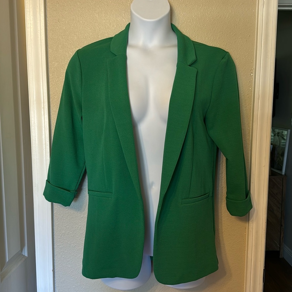 Kelly Green Quarter Sleeve Blazer - Maurice’s L